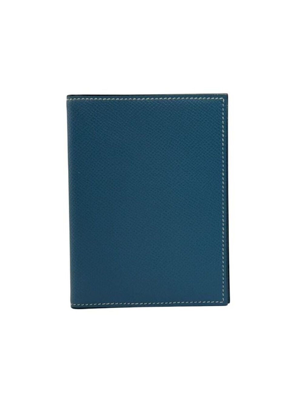 Hermes Notebook Cover Leather Blue Agenda